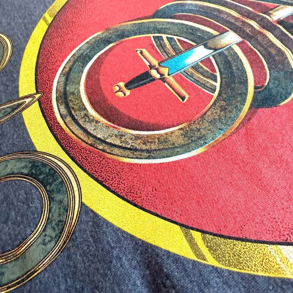 Toto 40th Anniversary 2018 Tour Shirt | Grey | Men's M - Picture 3 of 7